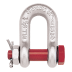 GRILLETE RECTO G-2150 con tuerca y pasador