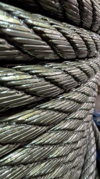 Cable de acero premium swaged