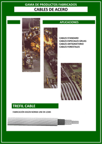 Aplicaciones cables de acero