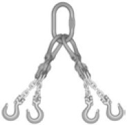 Eslinga de cadena de 4 ramales con Eliminator Crosby modelo EQOS