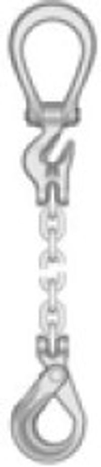 Eslinga de cadena de 1 ramal con Eliminator Crosby modelo ESOL