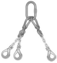 Eslinga de cadena de 3 ramales con Eliminator Crosby modelo ETOL Eslinga de cadena de 3 ramales con Eliminator Crosby modelo ETOL