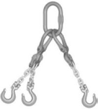 Eslinga de cadena de 3 ramales con Eliminator Crosby modelo ETOS