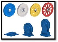 POLEAS PARA CABLE DE ACERO